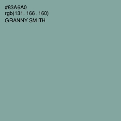 #83A6A0 - Granny Smith Color Image